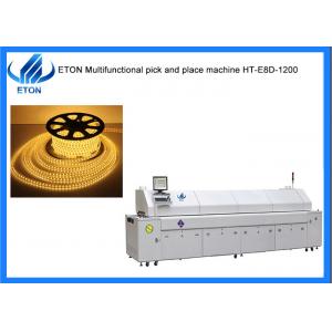 China PCB Size 50-700mm Heating Reflow Oven Machine 10 hot air circulation heating zones supplier