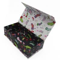China Custom Printing Luxury Magnetic Closure Socks Packaging Gift Box on sale