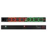 China Vertiv Geist GU2 Smart Switch PDU Modular C13/C19 Distribución de energía en bastidor 32A/10A/16A/20A PDU inteligente con monitoreo de energía para centros de datos wholesale