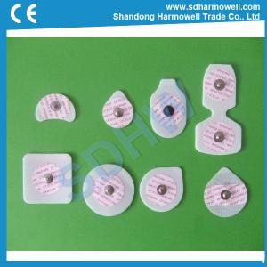 Non-woven or PE foam disposable ECG electrode made in china