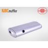 China dual in single out muffler box stainless steel vehicle exhaust system njbcmuffler auto parts wholesale