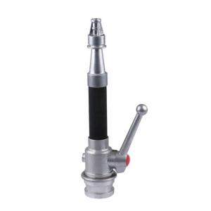 Brass Safeway Fire Hydrant Nozzles Silver Hose Reel Nozzle Corrosion Resistance