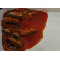 China Canned Sardine Fish in Tomato Sauce in Tins on sale