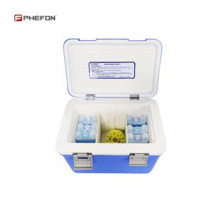 China 12L Capacity Best Insulin Cooler with PU Foam Insulation Type Benefit supplier
