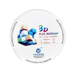 China ユセラ 3D 多層ジルコニアブロック (歯科クラウンおよびブリッジ用) wholesale