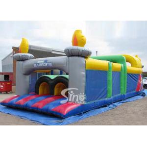 China Outdoor Kids Commercial Inflatable Obstacle Course For Inflatable Playground Equipment supplier