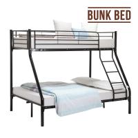China Black Heavy Duty Strong Military Bunk Bed , Steel Bunk Beds For Adults on sale