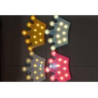China LED Crown Shaped Birthday Party Decoration Items Various Sizes Available on sale