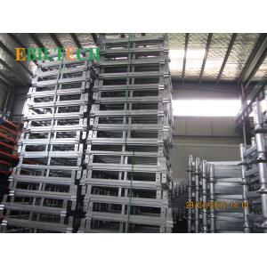 China Foldable Stackable Steel Pallets , 4 Way Entry  Warehouse Stacking Equipment supplier