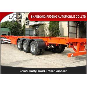 China 20ft 40ft Container Chassis Trailer ,  Frame Twist Lock Container Semi Trailer  supplier