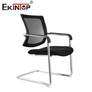 350mm Aluminum Base Foldable Training Chair Soft Foam Seat Office Meeting Chair