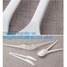 Food Grade Hottest Chinese Supplier Stocked Biodegradable Corn Starch Soup Spoon