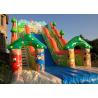 Good quality inflatable high dry slide inflatable animals forest colourful high