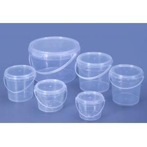 China ISO9001 20l Transparent Plastic Bucket With Thermal Transfer Application supplier