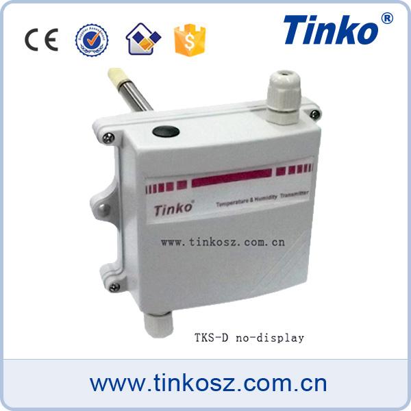 Duct mounting with flange modbus temperature humidity transmitter sensor temperature