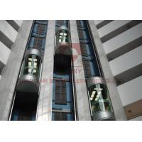 China 1000kg Gearless VVVF Control Panoramic Elevator Center Opening Door on sale