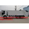 customized SHACMAN 6*4 LHD18 cubic meters compression garbage truck for sale,