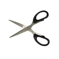 China 7 Overall Length ESD Scissors Black Conductive ABS Handle Stainless Steel Blade on sale