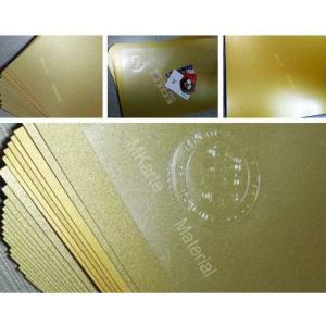 Gold Color Digital Printing PVC Sheets For Plastic Card Lamination