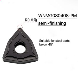 China Cuchillo CNC Wnmg080408-Pm inserciones del torno CNC External Peach Lathe Blade herramientas de corte de fresado CNC supplier