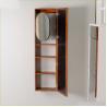 China NC Painting E1 MDF Cheval Mirror Teak Wooden Bathroom Storage wholesale