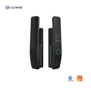 China Liliwise High Security Smart Door Lock with Biometric Fingerprint and Tuya WiFi Suitable for 35~60mm Door Thickness wholesale