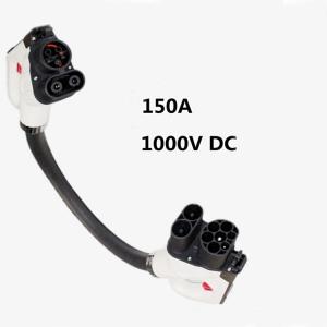150A 1000V DC EVSE CCS2 To CCS1 Car Charging Adapter EV Charging Connector Adapter