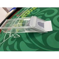 China Transparent Poker Shoe Baccarat Cheat System Blackjack Clear Card Reading on sale