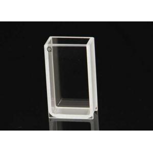 China PTFE Cover Quartz Glass Cuvette , Uv Quartz Cell Optical Processing Mechanism supplier