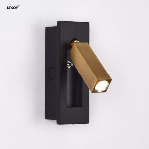 China Embedded LED Wall Lamp , Hotel Bedroom LED Wall Light With Switch wholesale