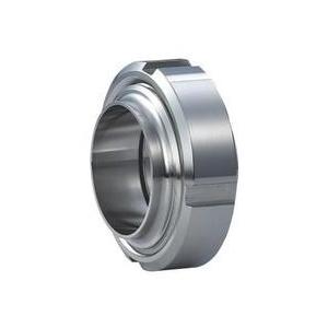China Stainless Steel Sanitary Union In Pipe Fittings , 1/2 - 6 ISO DIN 3A IDF RJT Union supplier