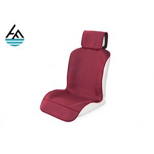 Red SBR Fitted Neoprene Jeep Seat Covers Digital Printing Technology