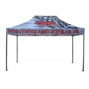 China Flexible Outdoor Folding Tent , Custom Printed Pop Up Tent Long Life Span supplier