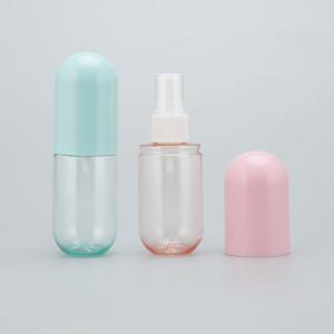 40/60ml PUMP SPRAYER PET Capsule Spray Bottle in Lovely Color for Portable Essence Water
