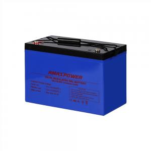 AMaxpower Maintenance Free Solar Battery 90ah Agm Deep Cycle VRLA Solar