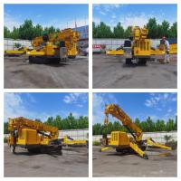 China Mini Electric Diesel Spider Lifting Equipment Crawler Spider Crane Fly Jib 3T 8T on sale
