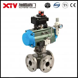 China High Platform Square Three-Way Q44F-25P Floating Ball Valve for Different Applications supplier