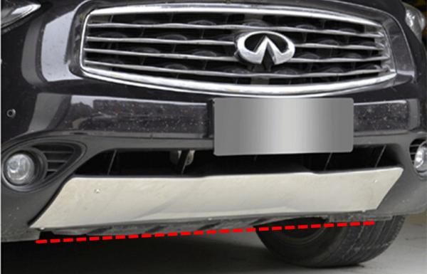 Протектор бампера автомобиля нержавеющей стали, передняя защитная пластина для