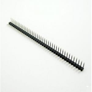 China 2.0mm pin header single row right angle 40 pin male header supplier