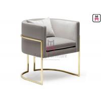 China 0.42cbm Restaurant Dining Chair Velvet Upholstered Low Back on sale