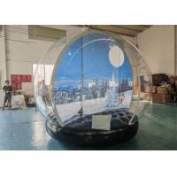 China Customized Clear Inflatable Snow Globes Giant Outdoor Blow Up Snow Globe on sale
