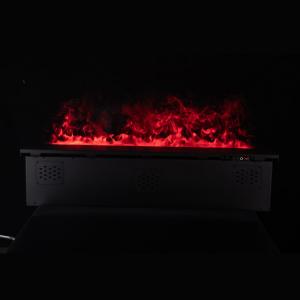 80" taille ajustable de flamme de cheminée électrique réaliste de la flamme 3D