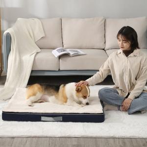 China Waterproof Memory Foam Dog Bed Pet Pad Pet House Autumn And Winter Waterproof Mat Fully Removable And Washable Dog Bed supplier