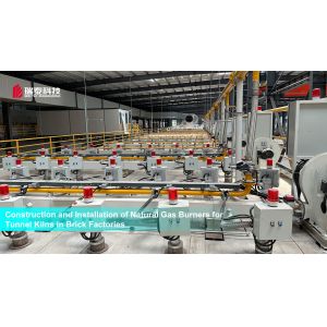 Construction et installation de brûleurs à gaz naturel pour les fours de tunnels dans les usines de briques