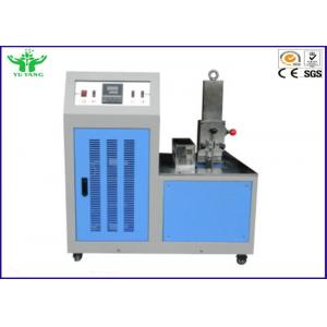 China Blue Environmental Test Chamber , Rubber Plastic Low Temperature Brittleness Test Instrument -80℃~0℃ supplier