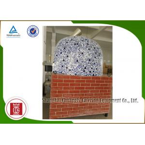 China Napoli Style Italy Pizza Oven Gas Heating Natural Commercial Brick Pizza Oven supplier