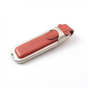 China 8GB 16GB 32GB PU Leather USB Flash Drive Fast Speed 80MB/S 2.0 3.0 supplier