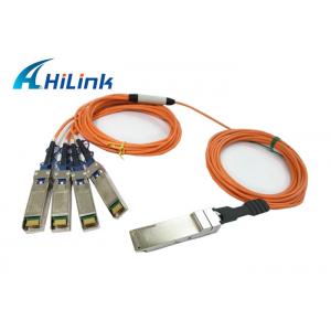 China Hot Pluggable QSFP Optical Cable QSFP-4X10G-AOC2M Energy Saving Hilink Brand supplier