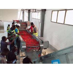 China 25t/H Sus304 Tomato Processing Line Energy Saving High Efficiency supplier