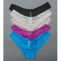 China sexy sheer lace panties with plus size on sale